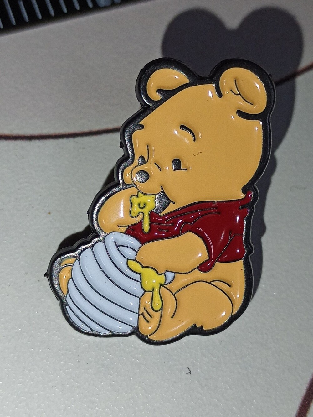 Winnie The Pooh Bear Honey Pot Enamel Pin